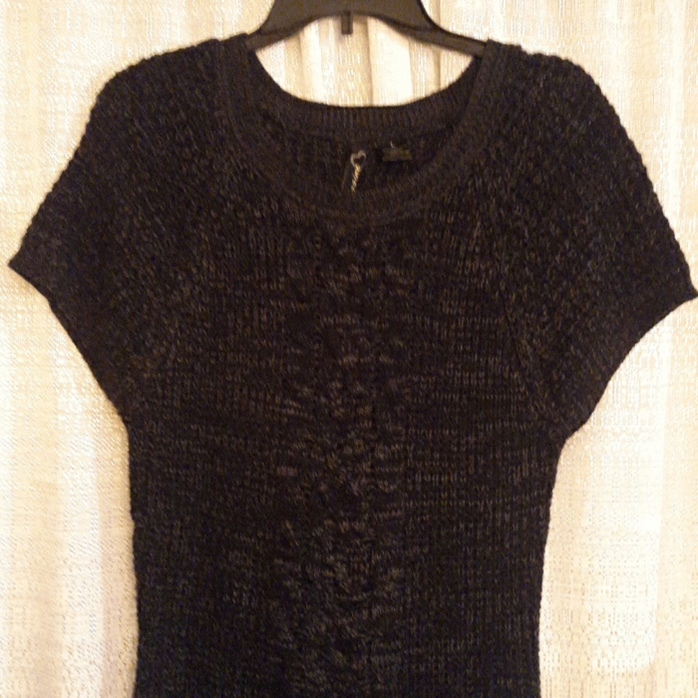 Red Paint sweater dress